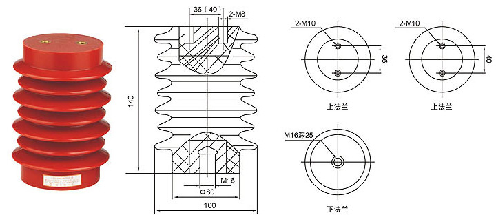 CG5-10Q/100×140户内高压带电显示装置传感器接地开关专用