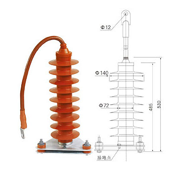 35kV全绝缘型氧化锌避雷器